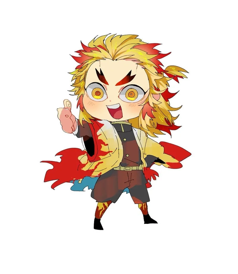 Bộ sưu tập rengoku chibi siêu dễ thương cho fan Kimetsu no Yaiba