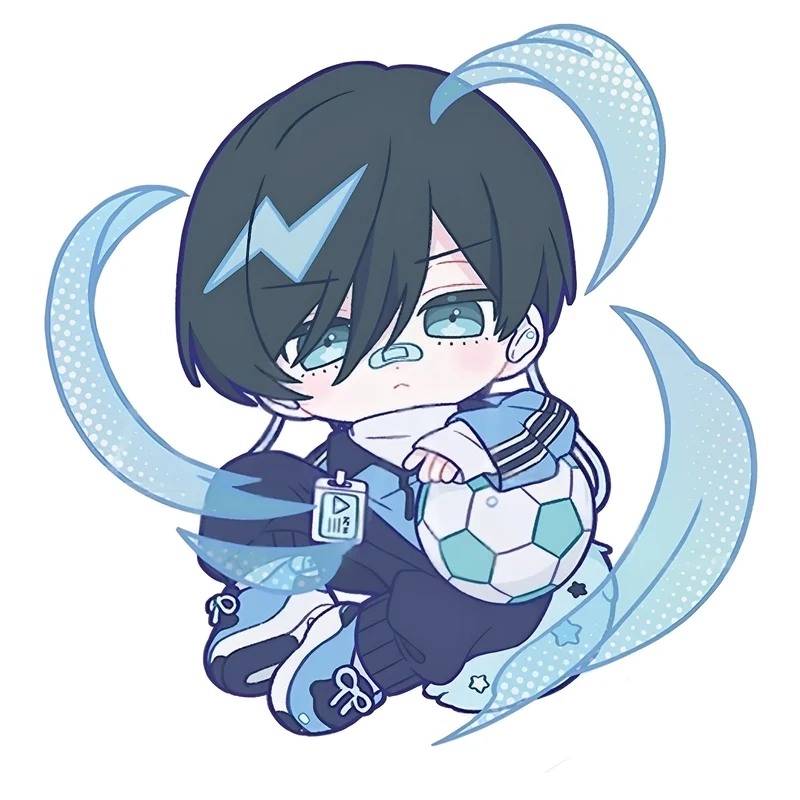 Thưởng thức vẻ đẹp lạnh lùng từ rin chibi blue lock đầy cuốn hút