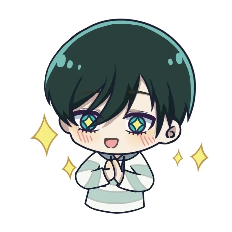 Bộ ảnh blue lock rin chibi phong cách nổi bật không thể bỏ qua