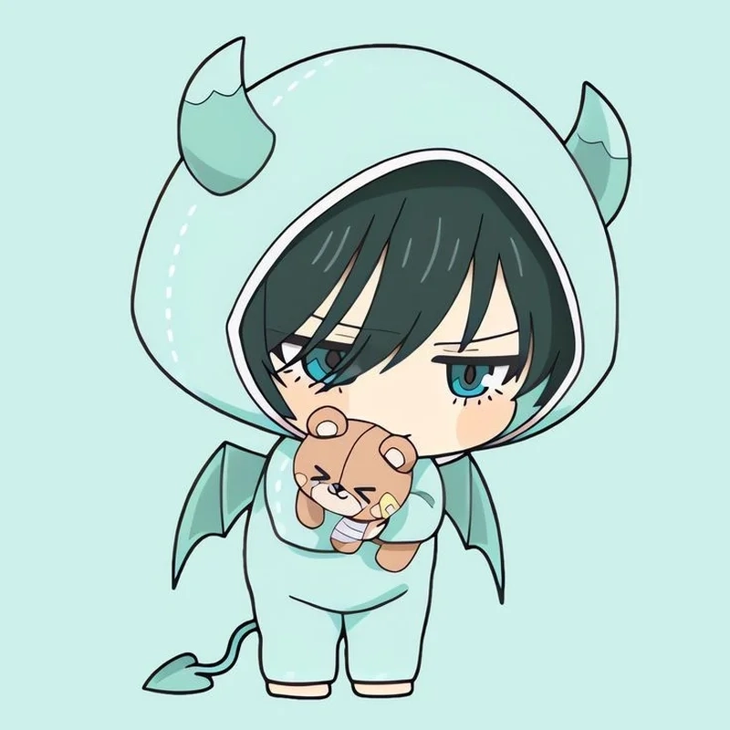 Hình nền rin chibi png chất lượng cao dùng cho thiết kế và sưu tầm