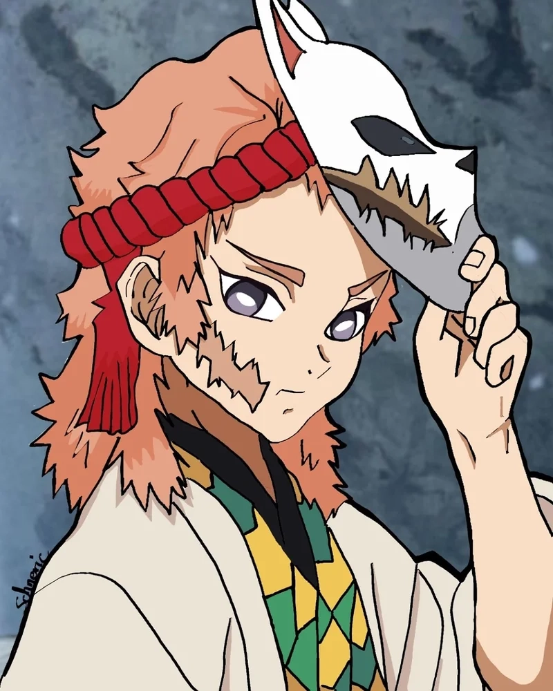 Hình ảnh chuẩn phong cách thanh gươm diệt quỷ sabito