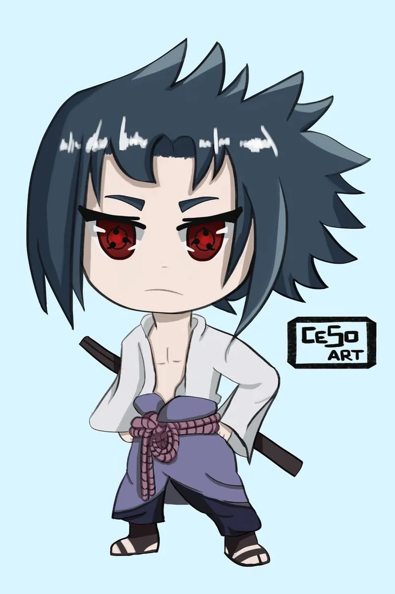 Trọn bộ hình sasuke chibi đẹp lung linh cho tín đồ anime
