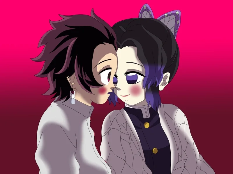 Cặp đôi bất ngờ shinobu x tanjirou khiến fan mê