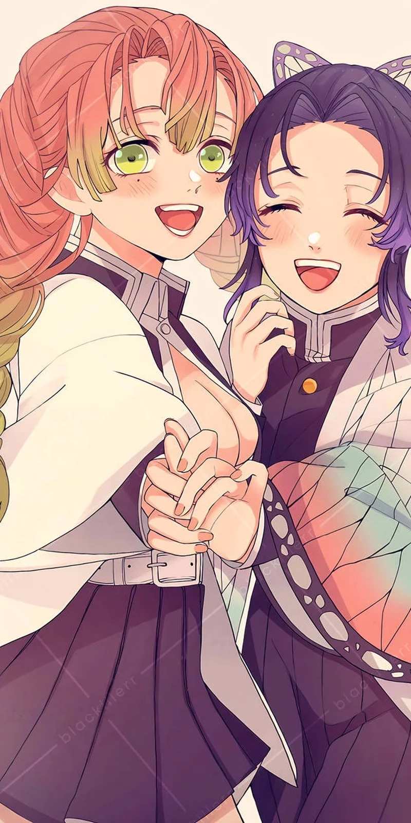 Tình bạn tuyệt vời mitsuri x shinobu ai cũng yêu thích