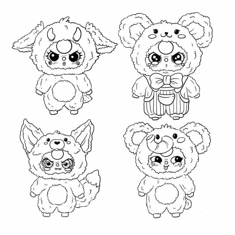 Tô màu thú vị với tranh tô màu baby three 12 cung hoàng đạo