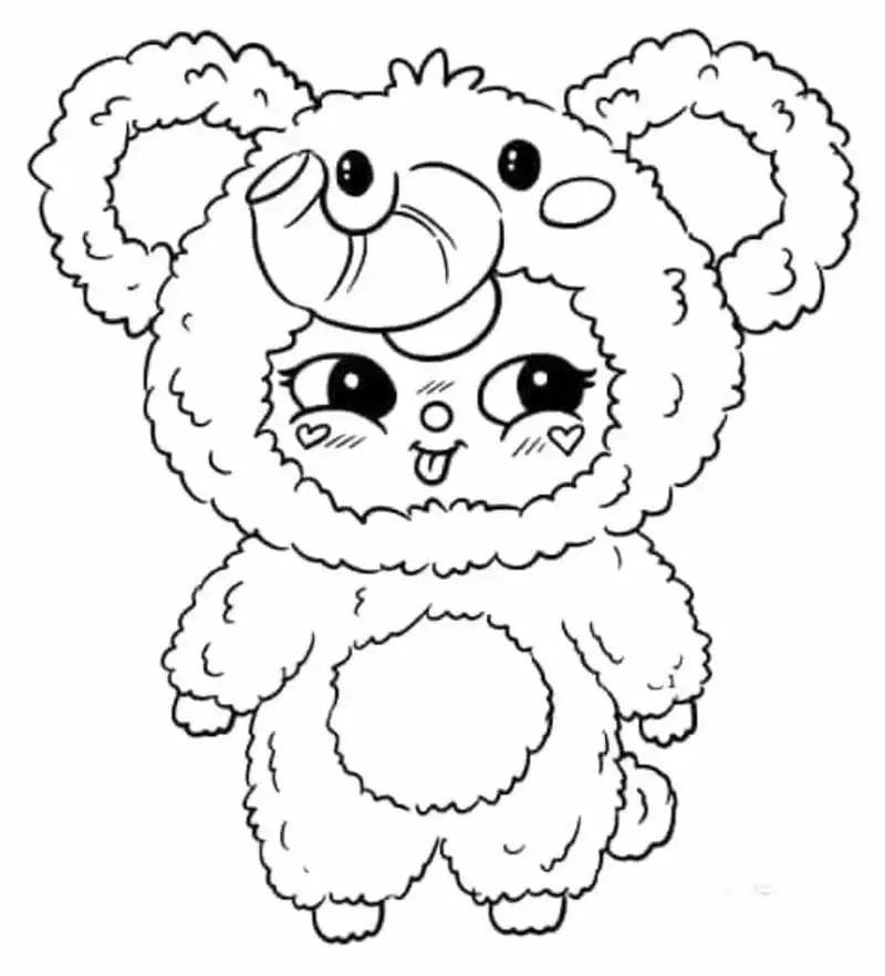 Khám phá bí ẩn với tranh tô màu baby three gương thần