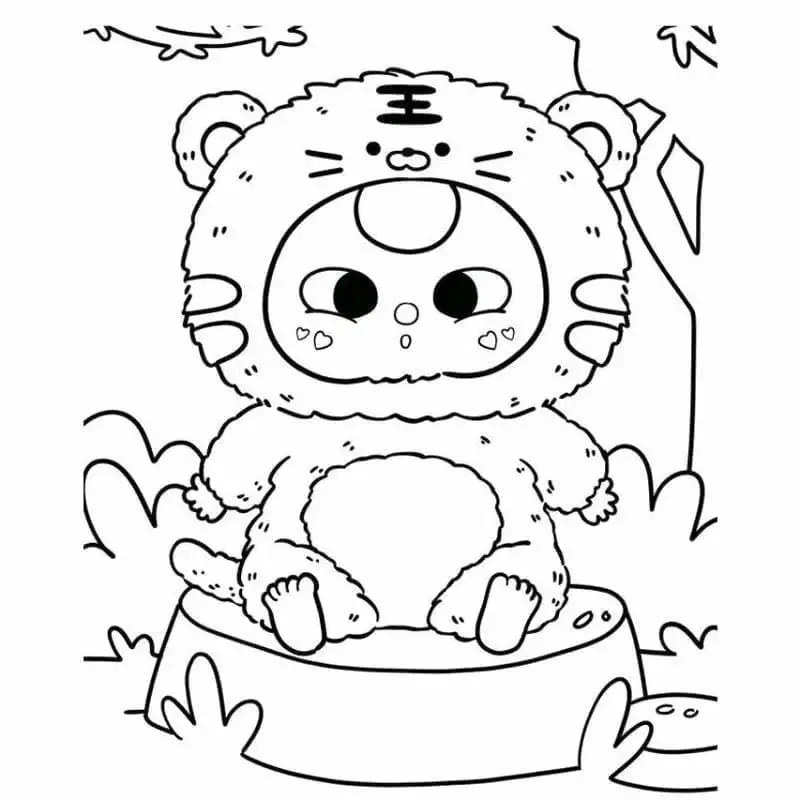 Tô màu vui nhộn với tranh tô màu baby three cung hoàng đạo