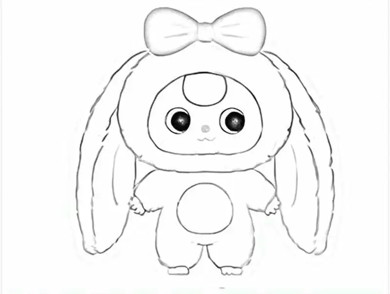 Khám phá chi tiết thú vị trong tranh tô màu baby three gương