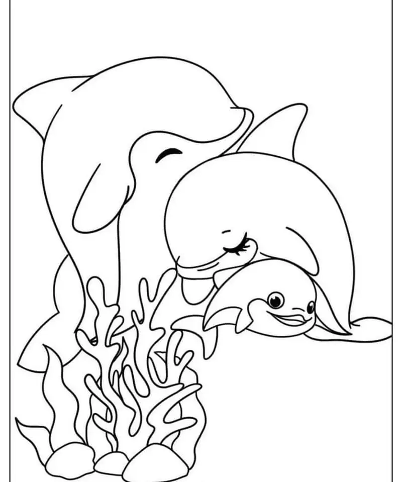 In tranh tô màu con cá đẹp cho bé phát triển sáng tạo