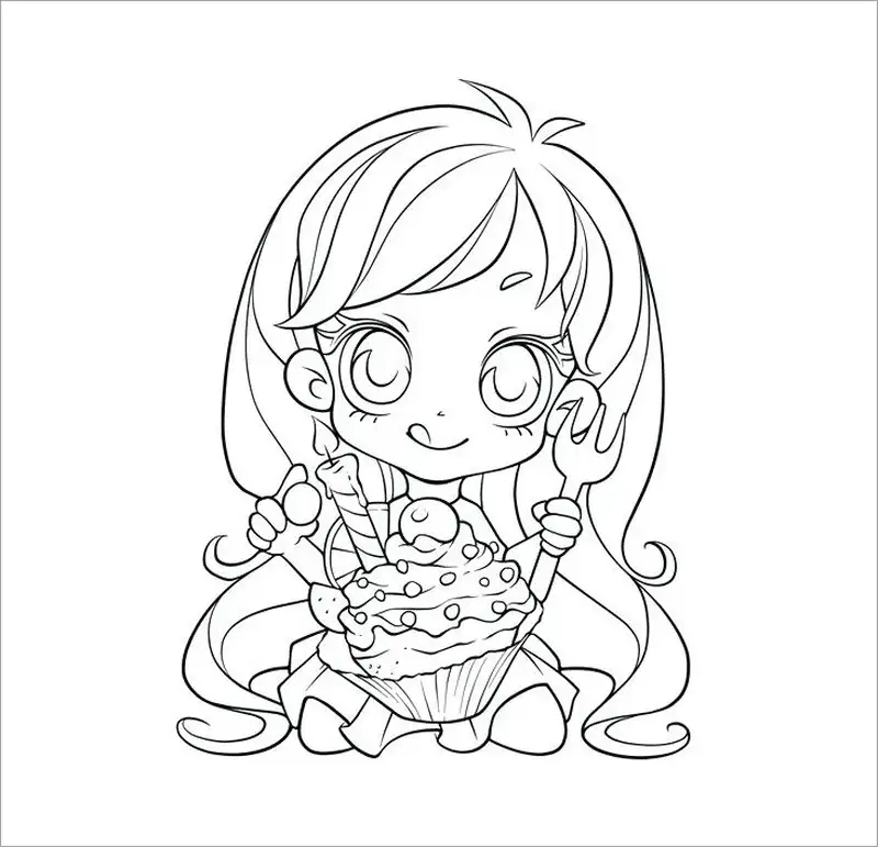 Khám phá coloring book tranh tô màu chibi cute cho mọi lứa tuổi