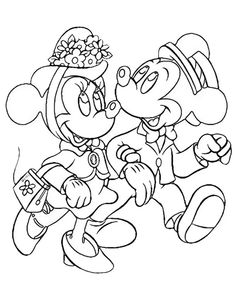 Tô màu chuột mickey thỏa sức sáng tạo của trẻ