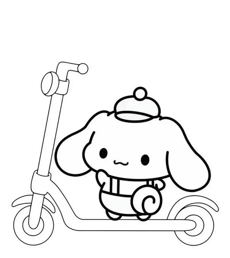 Tranh tô màu Cinnamoroll là như thế nào