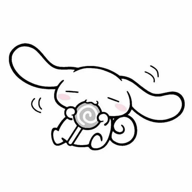 Vui nhộn cùng tranh tô màu cinnamoroll và kuromi cho trẻ