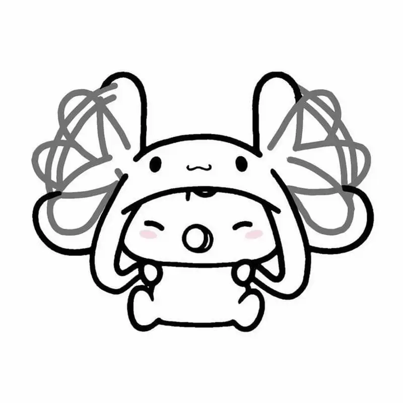 Trọn bộ thú vị cinnamoroll set tranh tô màu cinnamoroll cho bé