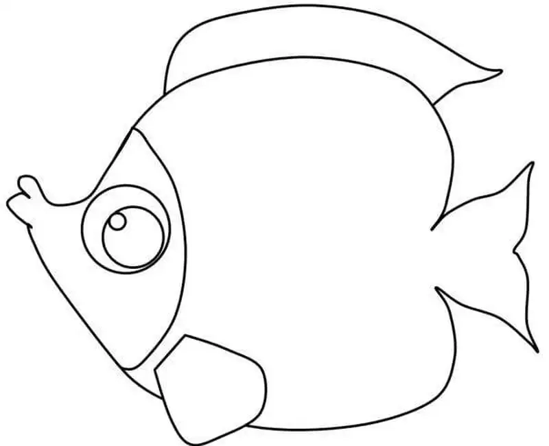 Bé thích tranh tô màu con cá chép