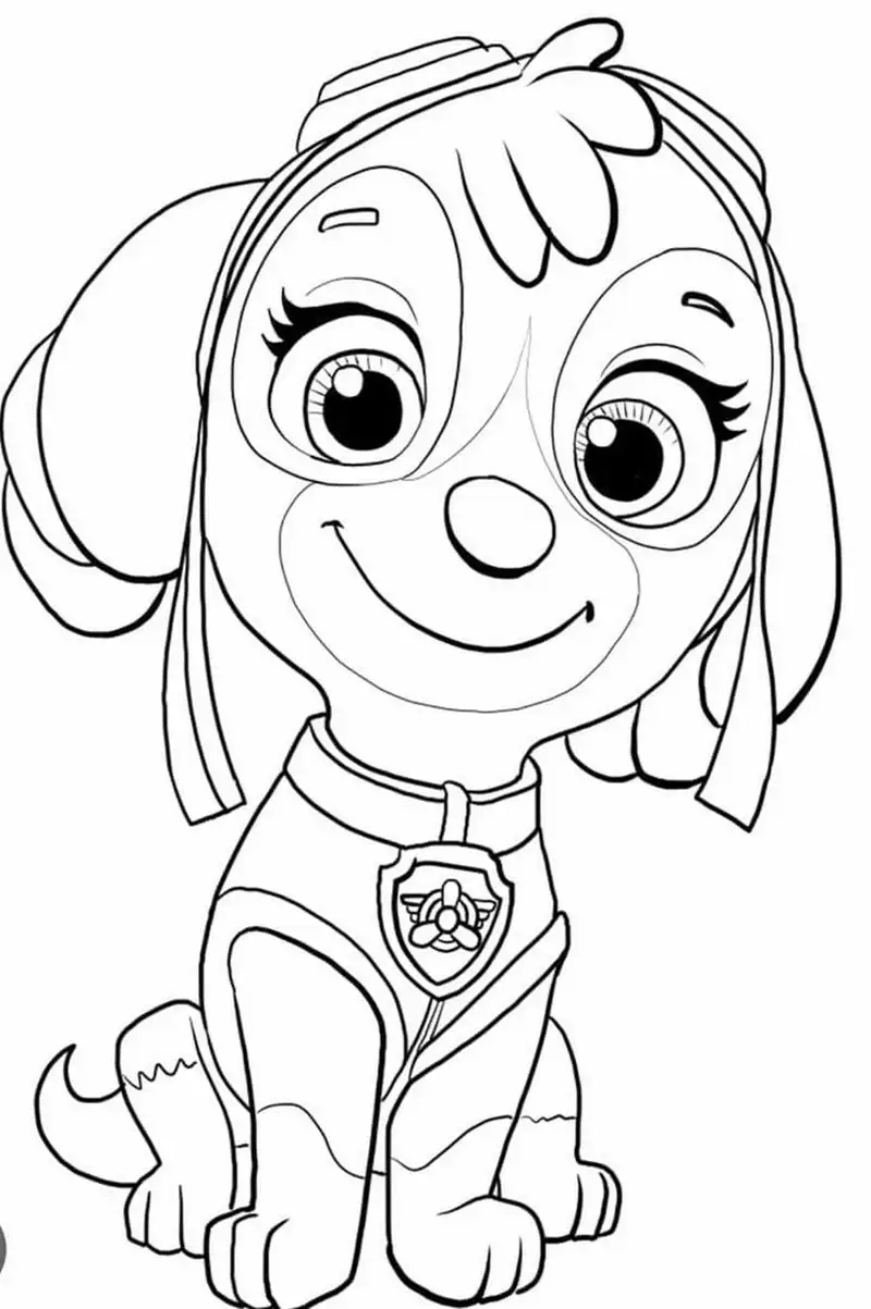 Tranh tô màu con chó là như thế nào