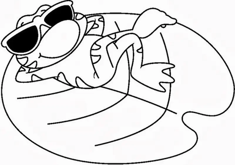 Giải trí nhẹ nhàng với ếch tô màu cho bé năng động