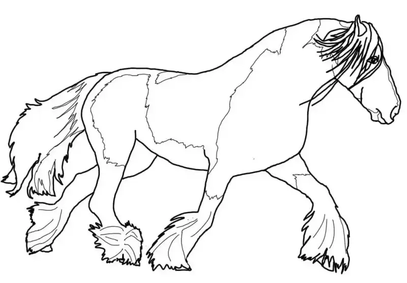 Bé yêu thích phép thuật qua tranh tô màu con ngựa unicorn