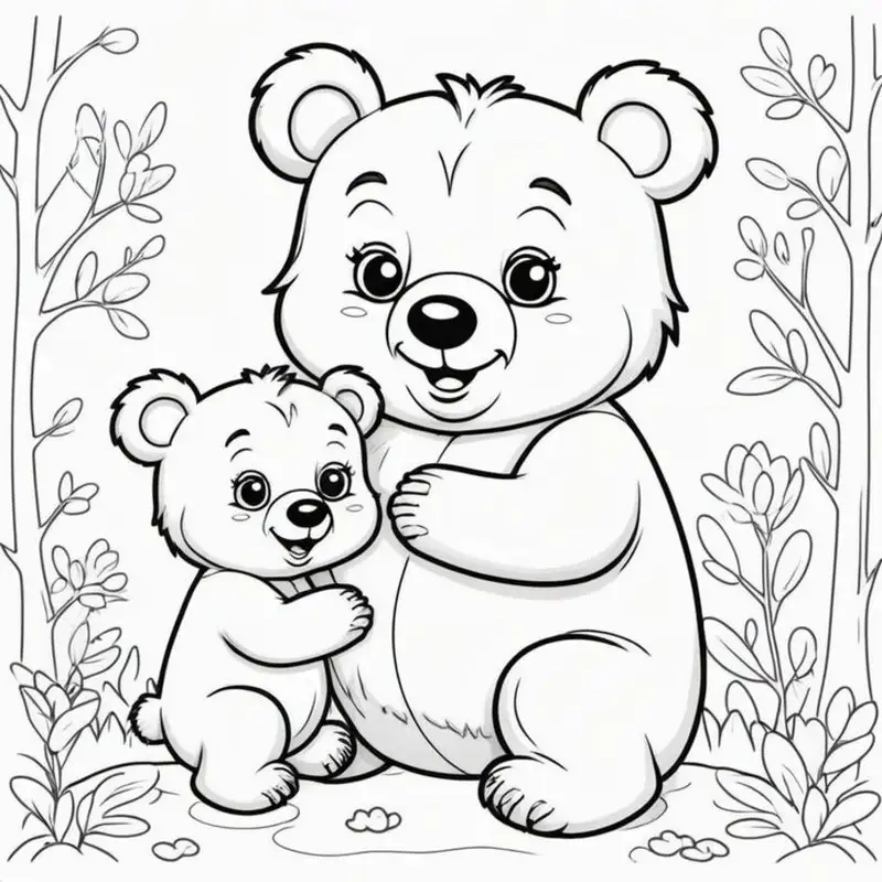 Thế giới hoang dã qua tranh tô màu con vật sống trong rừng