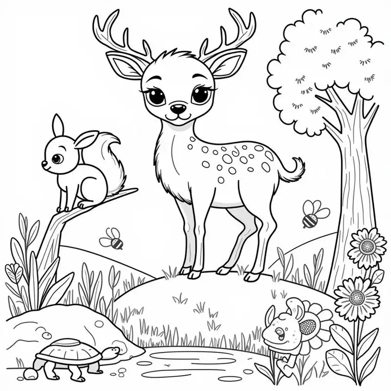 Giáo cụ lý tưởng là mầm non tranh tô màu con vật