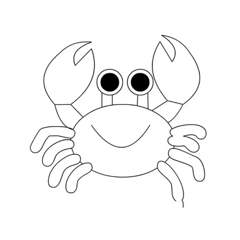 Hình vẽ con vật sống dưới nước sinh động giúp bé học về đại dương