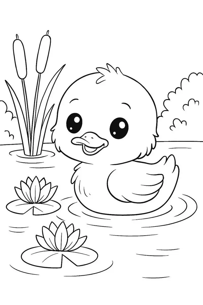 Khám phá tranh tô màu vịt donald với những chi tiết sinh động