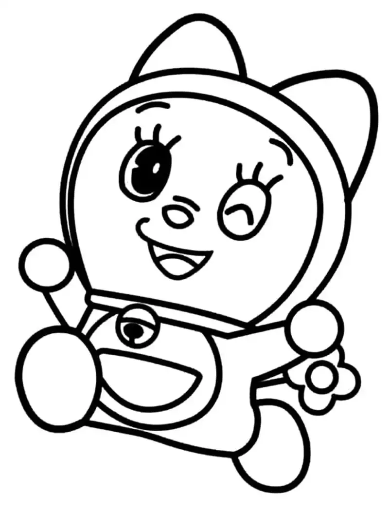 Tranh to màu doremi kích thích sáng tạo cho trẻ em