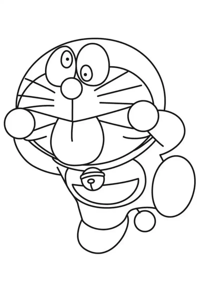 Mang đến niềm vui học tập với tranh tô màu doremon cho bé