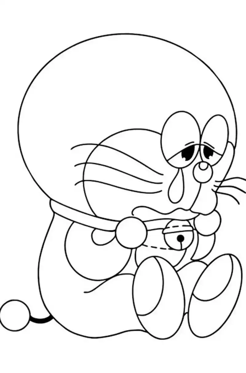 Tô điểm đáng yêu cho bé với doraemon cute tranh tô màu doremon