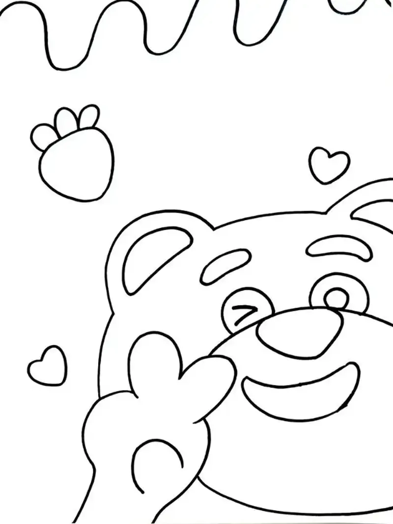 Tranh tô màu gấu dâu là như thế nào