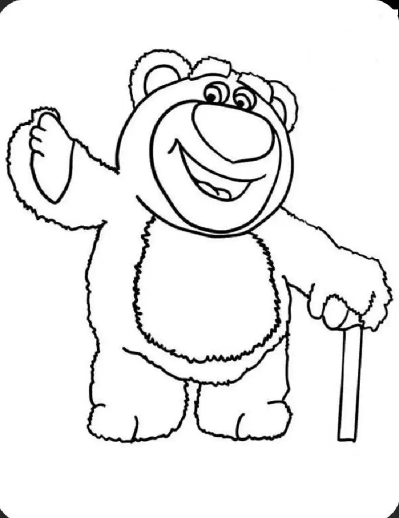 Vui chơi cùng tranh tô màu gấu dâu đầy màu sắc và sáng tạo