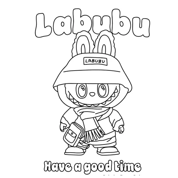 Tranh tô màu labubu là như thế nào