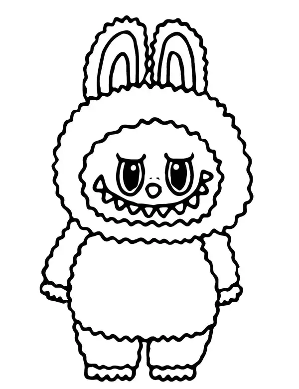 Tận hưởng niềm vui với hình vẽ tranh tô màu labubu sinh động