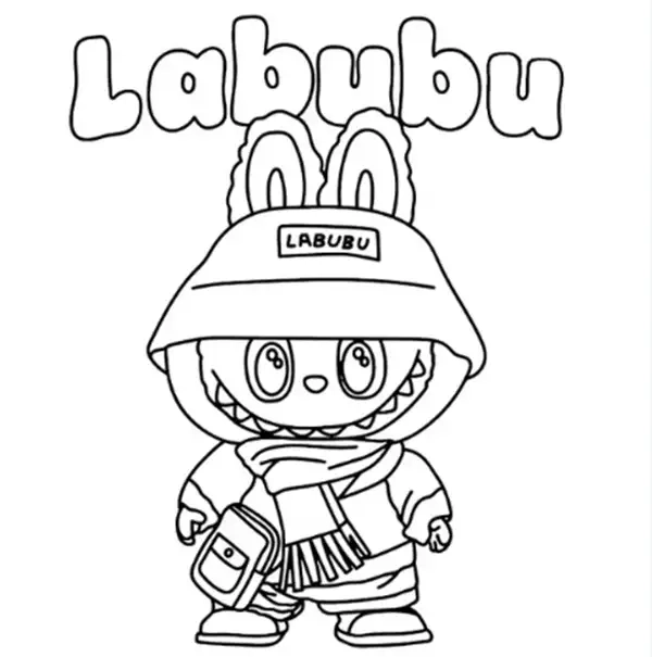 Nhanh tay tải tranh tô màu labubu để bé bắt đầu tô màu ngay