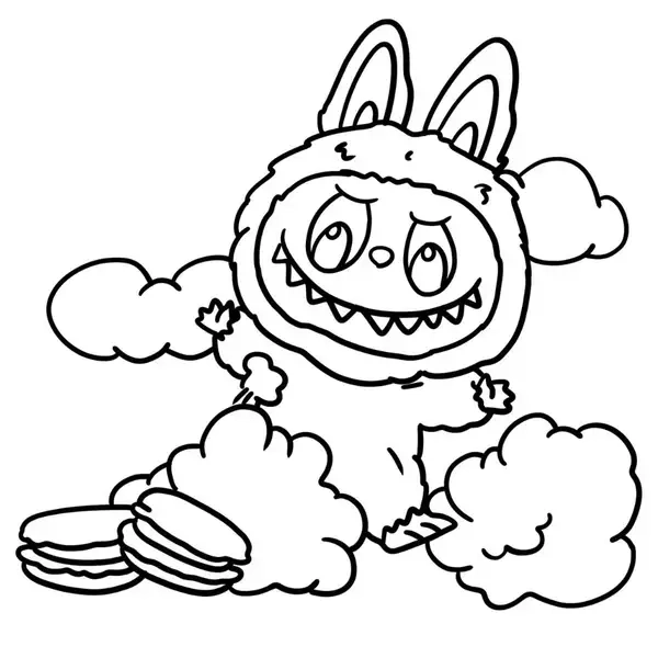 Khám phá hình vẽ tranh tô màu labubu cute siêu dễ thương