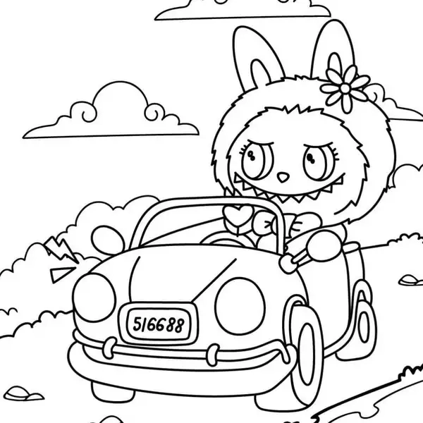 Mang niềm vui tới nhà với tranh tranh tô màu labubu cho bé