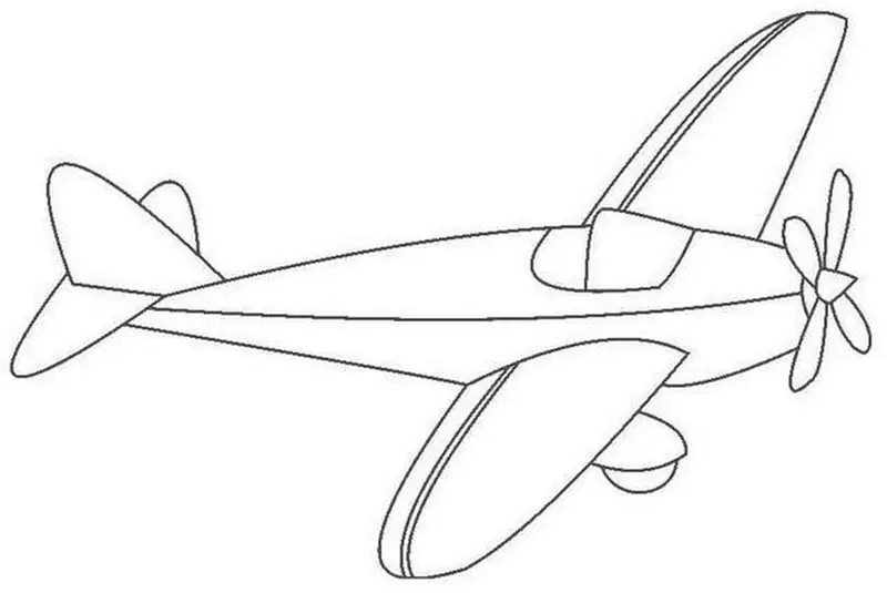 Bé yêu thích tranh tô màu hình máy bay sáng tạo màu sắc