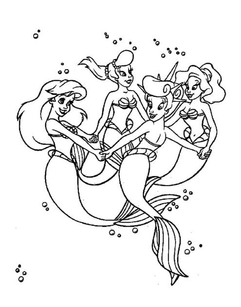 Bé tập vẽ nàng tiên cá rèn luyện kỹ năng tay và mắt khéo léo