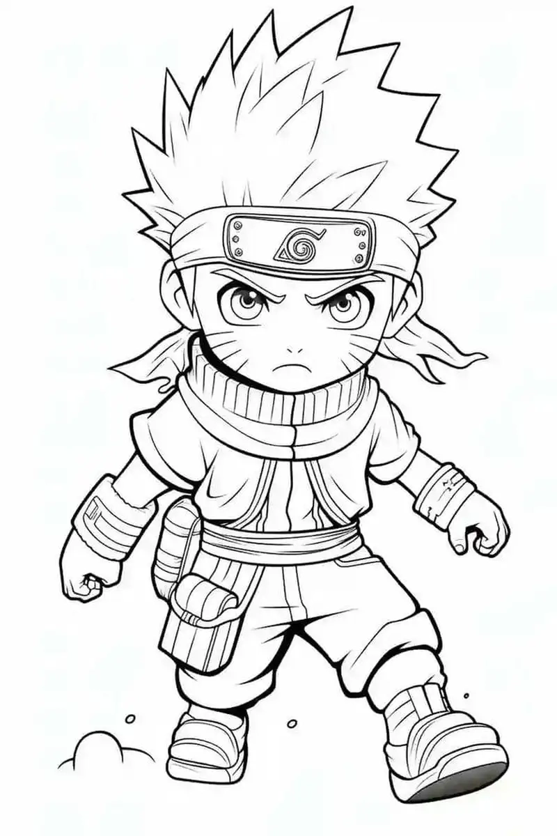 Thỏa sức sáng tạo với hinh to mau naruto siêu ngầu