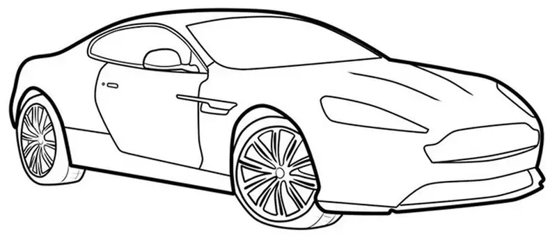 Tranh tô màu ô tô mơ ước giúp bé tưởng tượng bay xa