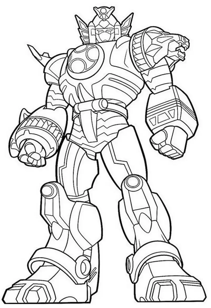 Bé khám phá tranh tô màu siêu nhân cảnh sát vui nhộn