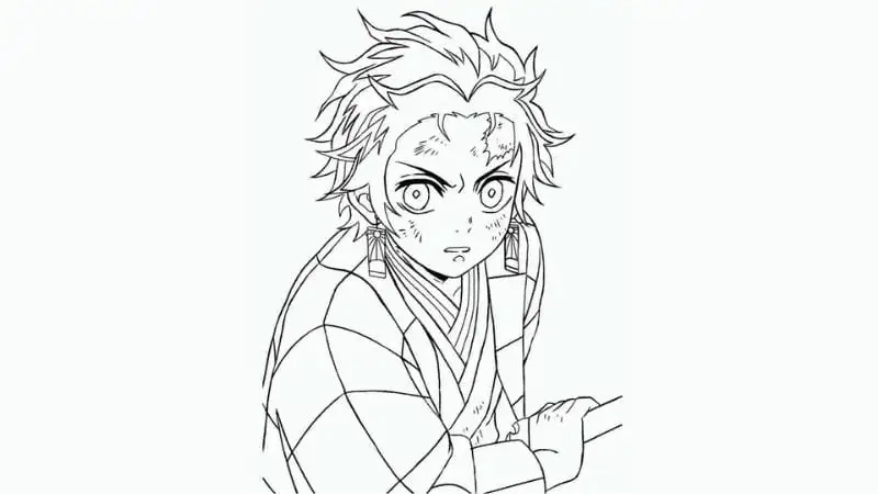 Chọn ngay tranh tô màu thanh gươm diệt quỷ cute cho bé yêu