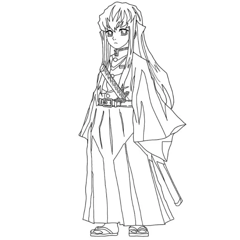 Tô điểm ngày mới với tranh tô màu thanh gươm diệt quỷ chibi đáng yêu