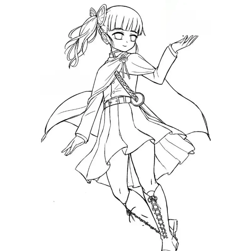 Tận hưởng niềm vui anime chibi tranh tô màu thanh gươm diệt quỷ đáng yêu