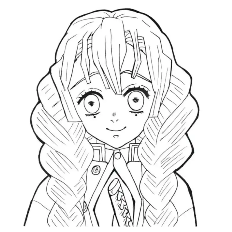 Thỏa thích với tranh tô màu thanh gươm diệt quỷ kanao dễ thương