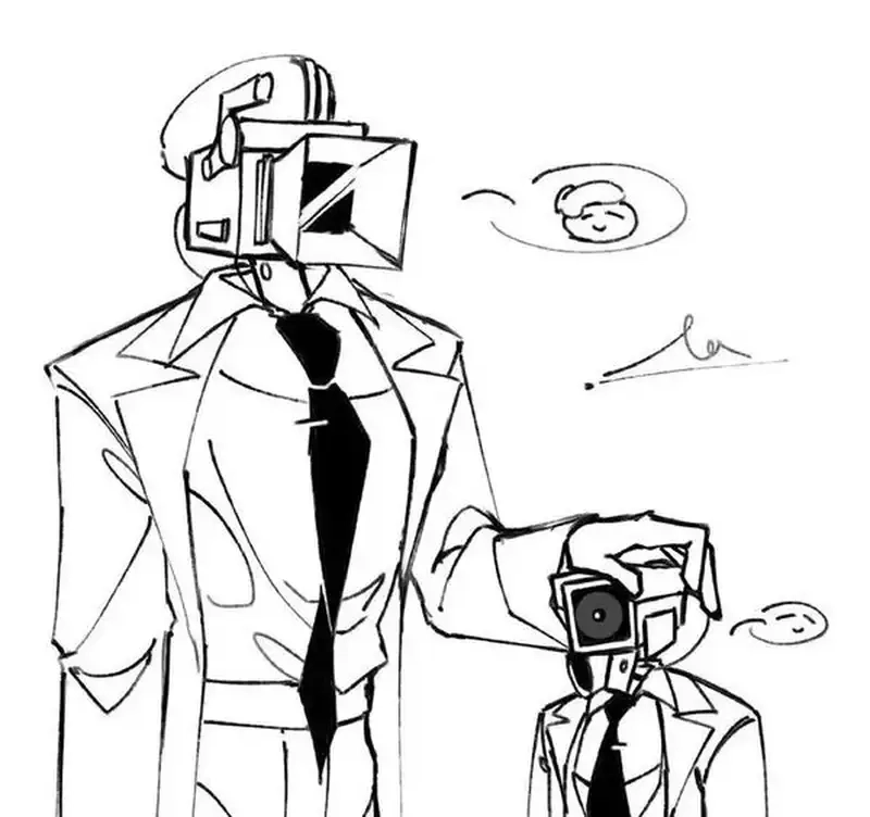 Tô màu speakerman tranh tô màu titan cameraman v2 vui nhộn