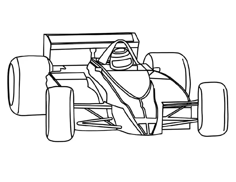 Trải nghiệm niềm vui cùng tô màu xe đua đẹp mắt