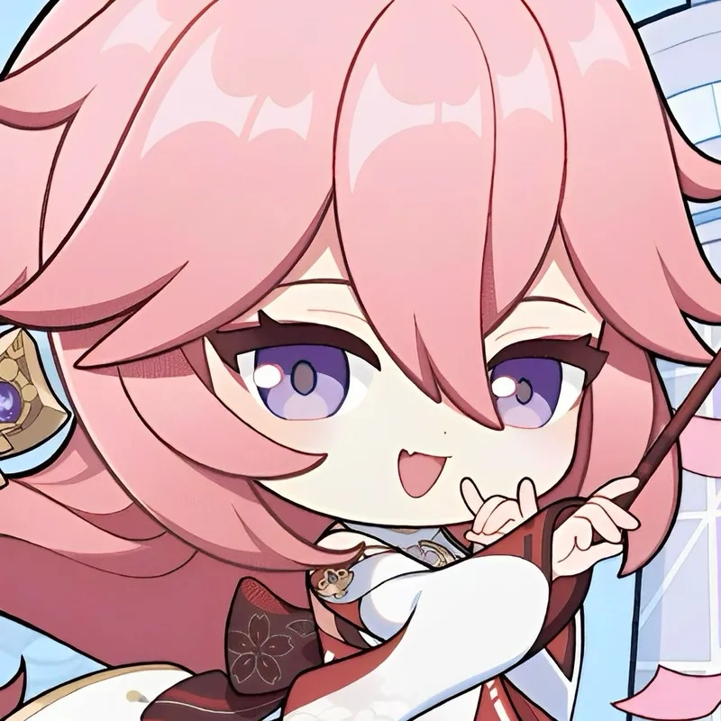 Bộ sưu tập cười xỉu với yae miko chibi meme