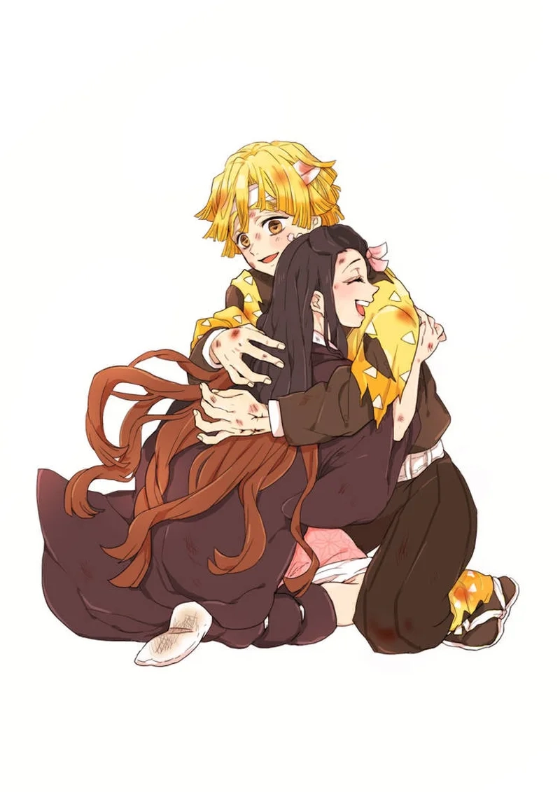 Hành trình anime thú vị của zenitsu nezuko