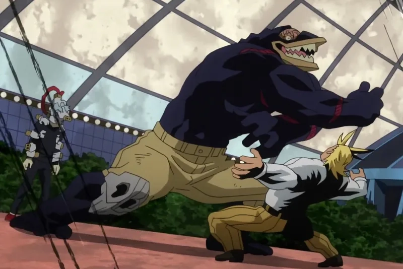 Cuộc chiến mãnh liệt giữa all might vs nomu